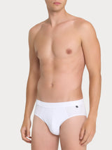 Comfort - Slip in cotone elasticizzato Bianchi Uomo - Ragno
