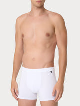 Comfort - Parigamba in cotone elasticizzato Bianchi Uomo - Ragno