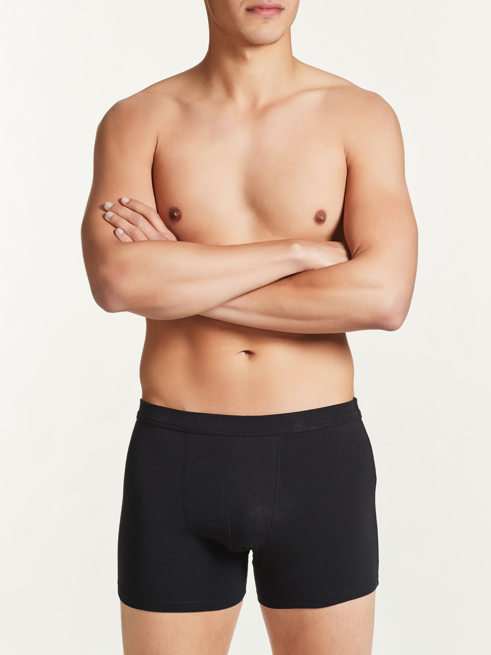 Comfort - Parigamba in cotone elasticizzato Neri Uomo - Ragno