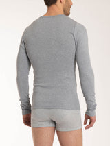 Maglia girocollo in caldo cotone Neri Uomo - Ragno