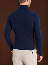 Dolcevita in Thermo Cotton Blu Uomo - Ragno