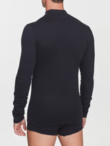 Lupetto in Thermo Cotton Neri Uomo - Ragno