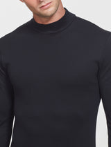 Lupetto in Thermo Cotton Neri Uomo - Ragno