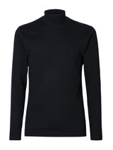 Lupetto in Thermo Cotton Neri Uomo - Ragno