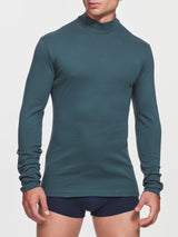 Lupetto in Thermo Cotton Verdi Uomo - Ragno