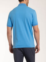 Polo in Cotton Piquet Stretch Azzurri Uomo - Ragno