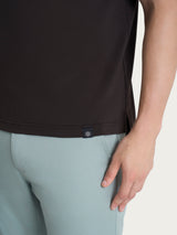 Polo in Cotton Piquet Stretch Marroni Uomo - Ragno