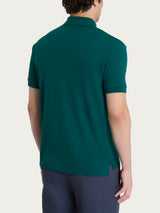 Polo in Cotton Piquet Stretch Verdi Uomo - Ragno
