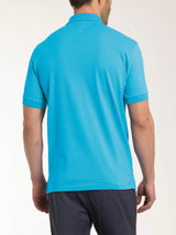 Polo in Cotton Piquet Stretch Azzurri Uomo - Ragno