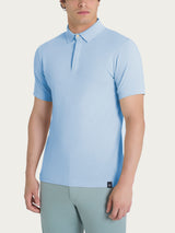 Polo in Cotton Piquet Stretch Azzurri Uomo - Ragno