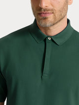 Polo in Eco Cotton Piquet Stretch Verdi Uomo - Ragno