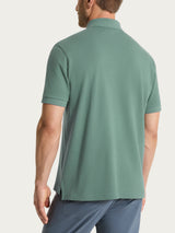 Polo in Eco Cotton Piquet Stretch Verdi Uomo - Ragno