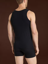 Hi-Tech - Canottiera in jersey di cotone elasticizzato Neri Uomo - Ragno