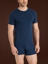 Hi-Tech - Maglietta in jersey di cotone elasticizzato Blu Uomo - Ragno