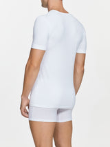 Hi-Tech - Maglietta in jersey di cotone elasticizzato Bianchi Uomo - Ragno