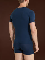 Hi-Tech - Maglietta in jersey di cotone elasticizzato Blu Uomo - Ragno