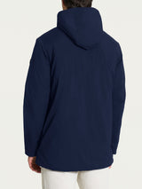 Piumerino Parka in lana con cappuccio Blu Uomo - Ragno
