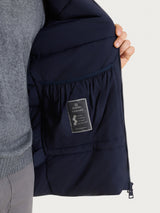 Piumerino Parka in lana con cappuccio Blu Uomo - Ragno