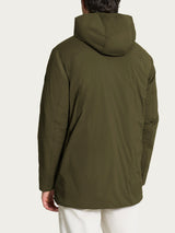 Piumerino Parka in lana con cappuccio Verdi Uomo - Ragno