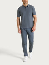 Polo in Eco Cotton Piquet Stretch Neri Uomo - Ragno