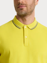 Polo in Eco Cotton Piquet Stretch Gialli Uomo - Ragno