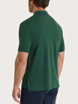 Polo in Cotton Piquet Stretch Verdi Uomo - Ragno
