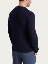 Pull scollo a V Four Seasons Blu Uomo - Ragno