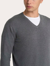 Pull scollo a V Four Seasons Neri Uomo - Ragno