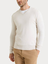 Pull scollo a V Four Seasons Bianchi Uomo - Ragno