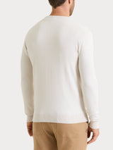 Pull scollo a V Four Seasons Bianchi Uomo - Ragno