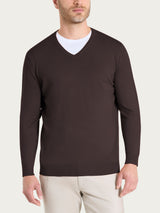 Pull scollo a V Four Seasons Marroni Uomo - Ragno