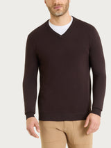 Pull scollo a V Four Seasons Marroni Uomo - Ragno