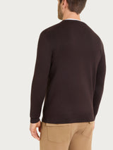 Pull scollo a V Four Seasons Marroni Uomo - Ragno