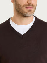 Pull scollo a V Four Seasons Marroni Uomo - Ragno