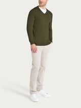 Pull scollo a V Four Seasons Verdi Uomo - Ragno