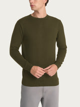 Pull girocollo Four Seasons Verdi Uomo - Ragno