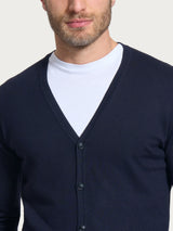 Cardigan Four Seasons Blu Uomo - Ragno