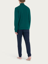Tuta aperta in Cotton Piquet Stretch Verdi Uomo - Ragno