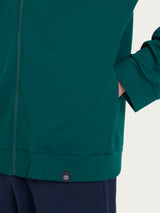 Tuta aperta in Cotton Piquet Stretch Verdi Uomo - Ragno