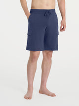 Calzoncino in Jersey di Cotone Blu Uomo - Ragno