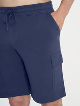 Calzoncino in Jersey di Cotone Blu Uomo - Ragno