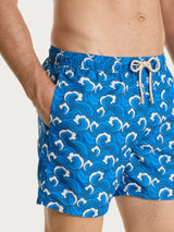 Costume Boxer da mare in fantasia Grigi Uomo - Ragno