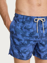 Costume Boxer da mare in fantasia Viola Uomo - Ragno