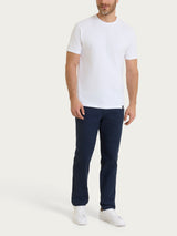 T-shirt girocollo in jersey di cotone Bianchi Uomo - Ragno