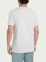 T-shirt girocollo in jersey di cotone Bianchi Uomo - Ragno