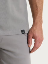 T-shirt girocollo in jersey di cotone Neri Uomo - Ragno