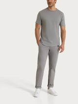 T-shirt girocollo in jersey di cotone Neri Uomo - Ragno