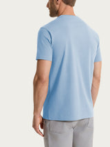 T-shirt girocollo in jersey di cotone Azzurri Uomo - Ragno