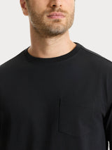 Maglietta a manica lunga in Heavy Duty Jersey Neri Uomo - Ragno