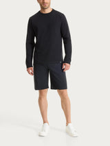 Maglietta a manica lunga in Heavy Duty Jersey Neri Uomo - Ragno